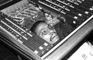 Herbie Hancock in his studio.  Photo by Mr. Bonzai